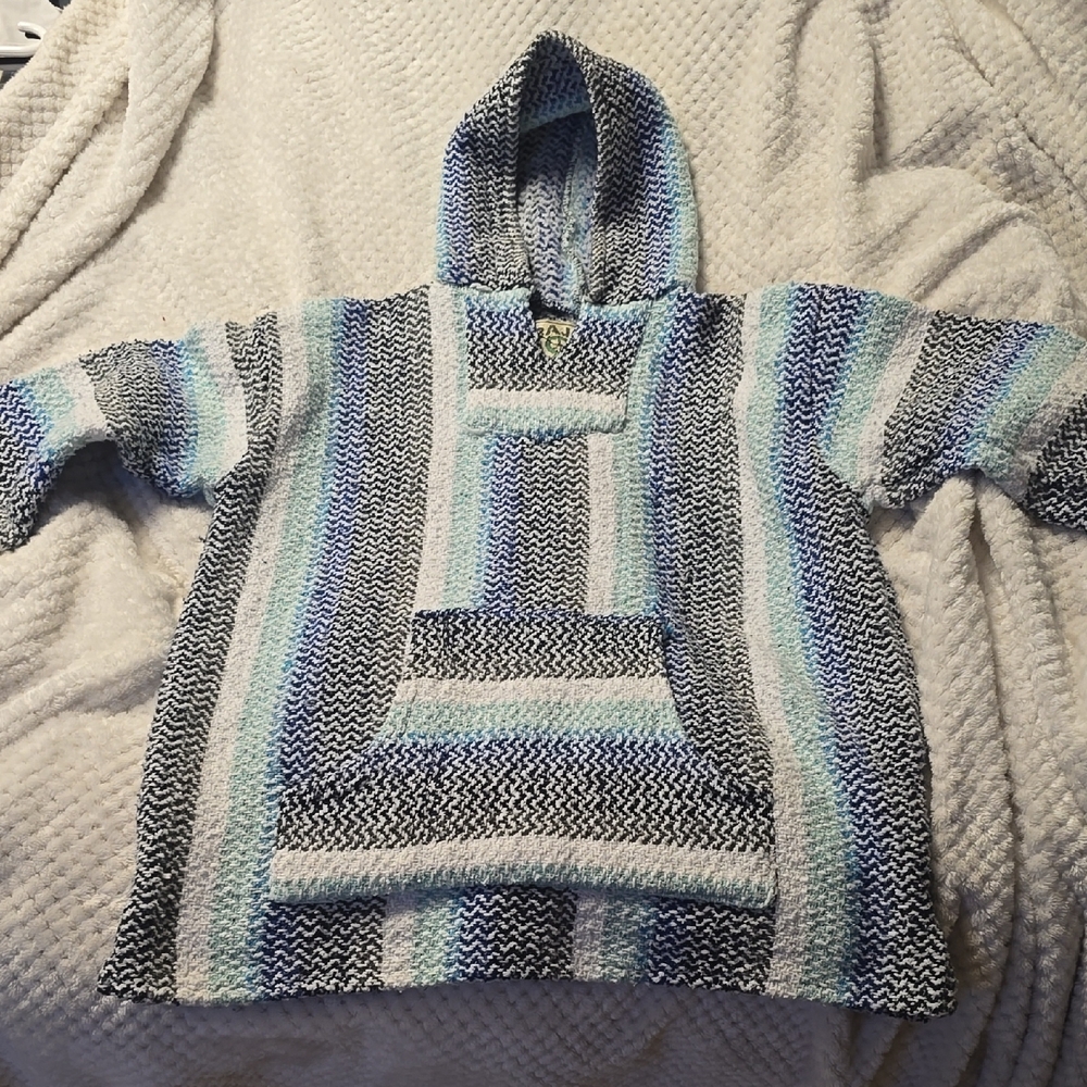 Striped Hooded Ski Jacket